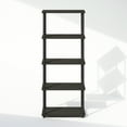 thumbnail image 3 of Furinno Turn-N-Tube 5-Tier Multipurpose Compact Display Rack, Shelving Unit, Bookcase, Espresso/Black, 3 of 6