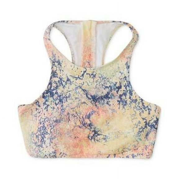 Roxy MULTI Juniors' Printed High-Neck Bikini Swim Top, US X-Large