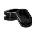 thumbnail image 3 of Flyshop 4-Pack Black 13 x 27 mm, 1/2" x 1-1/16" Drill Hole Double-sided Rectangle Firewall Hole Plugs, Synthetic Rubber Grommets Wire Protection, 3 of 7