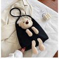 thumbnail image 5 of HaoXianJian Bags for Women Cute Bear Tote bag Shoulder Large Underarm bag Travel Work Handbag, 5 of 8