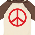 thumbnail image 4 of Inktastic Fun Red Peace Sign Boys or Girls Long Sleeve Baby Bodysuit, 4 of 5