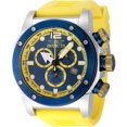 thumbnail image 1 of Invicta 48982 Men's Sea Hunter Quartz Chrono Yellow Strap Watch, 1 of 2