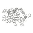 thumbnail image 3 of jinwen 50pcs Stainless Steel Oval Split Rings Fishing Tackle Lure Connectors 2# 2, 3 of 6