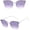 3 Trans Purple, variant on Sunglasses Women Vintage Metal Mirror Vintage Sun Glasses Female UV400