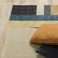 thumbnail image 6 of Oriental Weavers Strada Area Rug - STR01 - 10' x 13'2" - in Gold/ Blue - Modern Style, Stain Resistant, Family and Pet Friendly , Family, Dining, Living Room Rug, 6 of 8