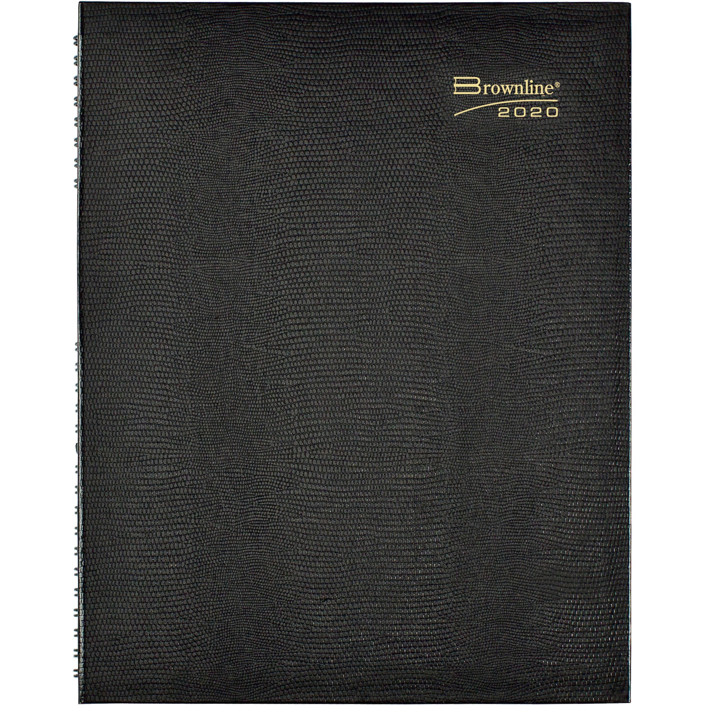 Rediform REDCB950CBLK Coilpro Twin Wire Weekly Planner, Black - 8.5 x 11 in.
