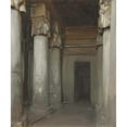 thumbnail image 3 of John Singer Sargent 12x14 Black Modern Framed Museum Art Print Titled - The Temple of Denderah (1891), 3 of 5