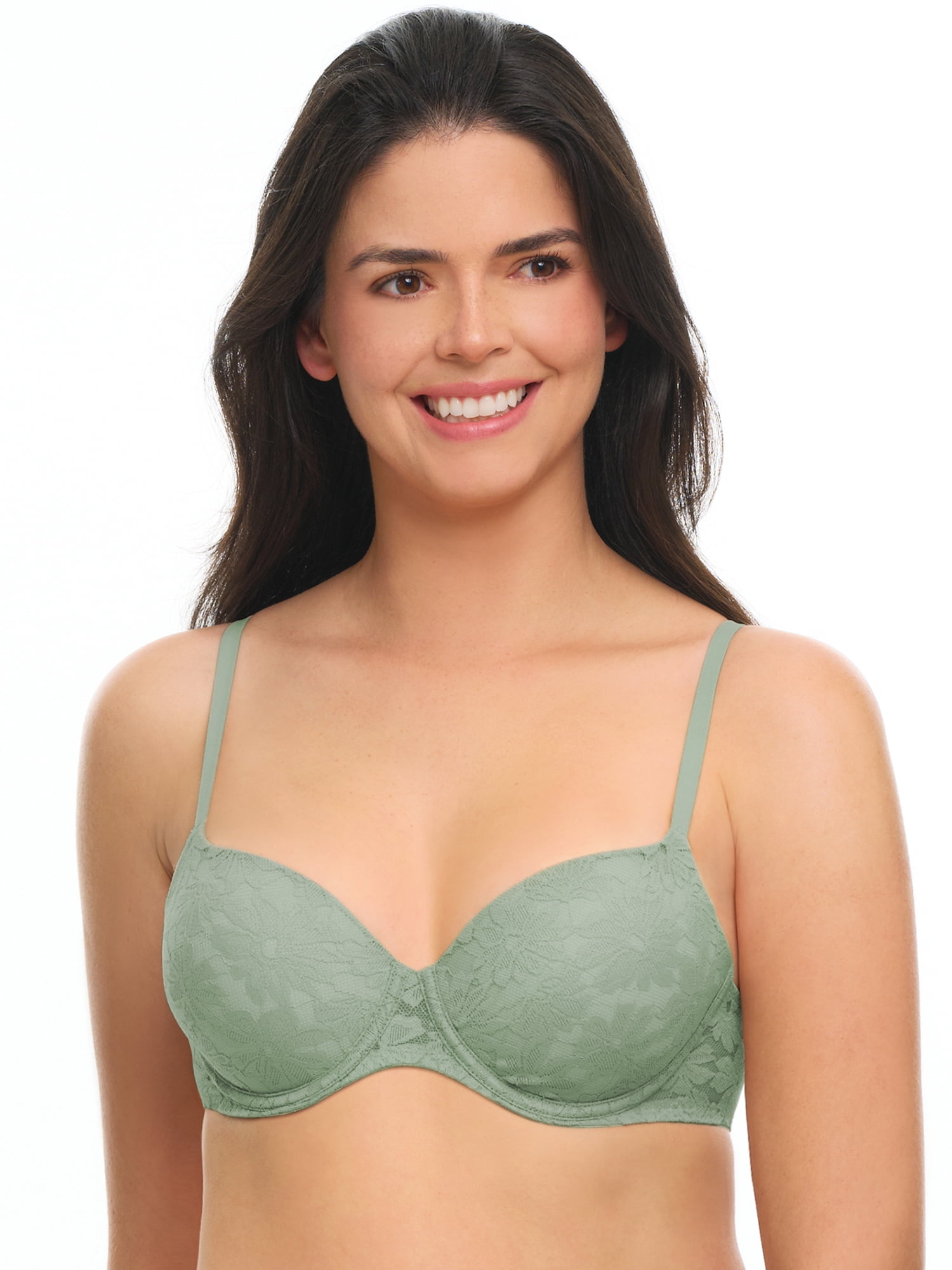 No Boundaries Women's All Over Lace Push Up Bra with Sugarcup, Sizes 34A-40DD