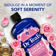 Dr Teals Calm & Serenity Foaming Bath with Rose Essential Oil & Milk Protein, 34 fl oz
