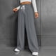 thumbnail image 3 of WILLBEST Pantalones Casuales de Mujer de Cintura Alta, Versátiles, Cómodos y de Pierna Ancha para Otoño E Invierno. Extra Grande, 3 of 8