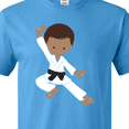 thumbnail image 4 of Inktastic African American Boy, Karate Boy, Kata, Black Belt T-Shirt, 4 of 5
