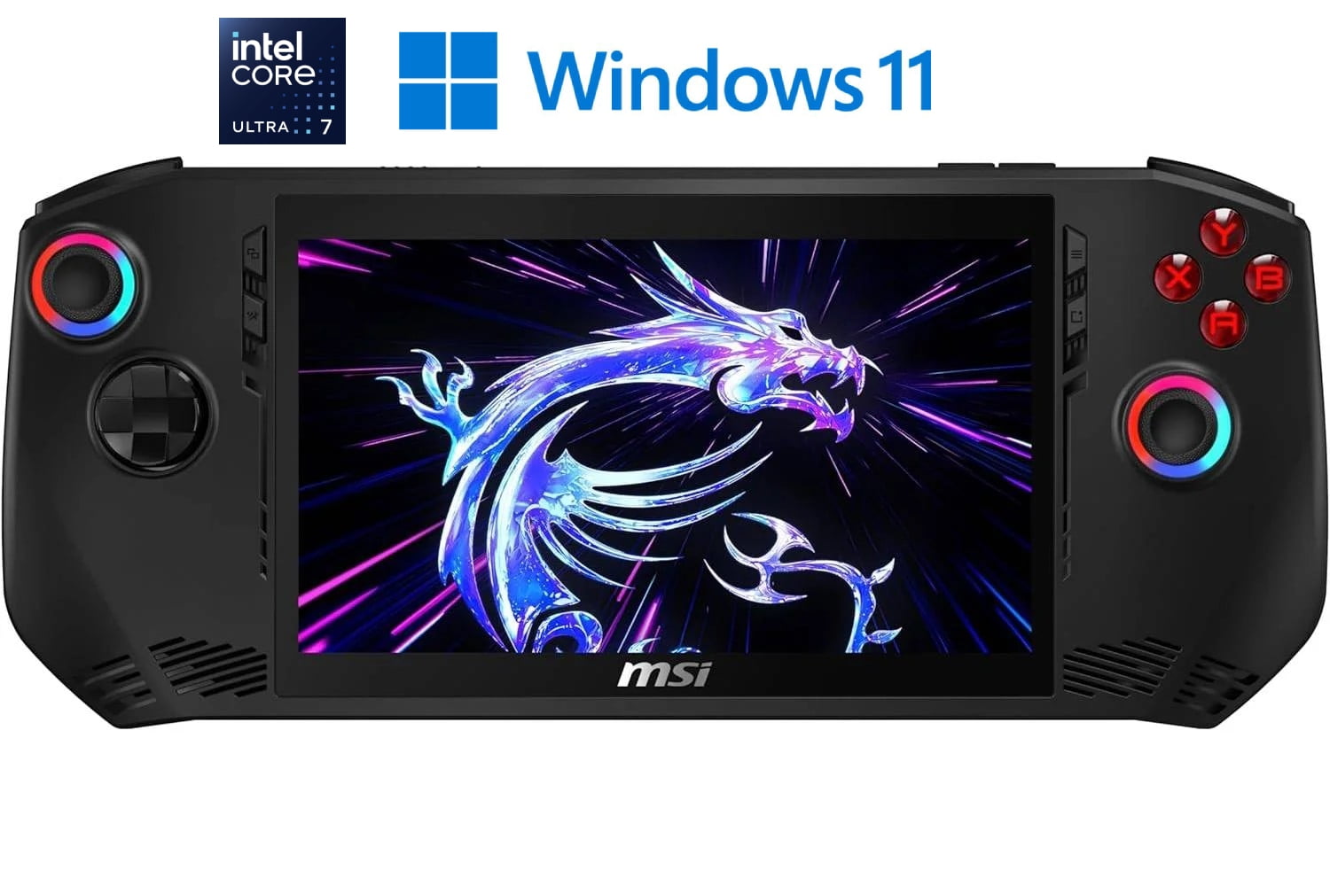 MSI Claw 7 AI+ Gaming Handheld 7" FHD 120Hz Display Windows 11 Intel Core Ultra 7 32GB RAM 512GB SSD