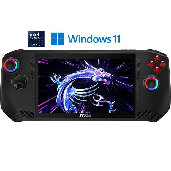 MSI Claw 7 AI+ Console de Jeu Portative – Écran 7" FHD 120Hz – Windows 11 – Intel Core Ultra 7 – 32 Go de RAM – SSD 512 Go