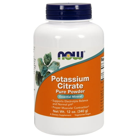 NOW Supplements, Potassium Citrate Powder, (Best Potassium Supplement Keto)