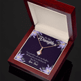 thumbnail image 6 of To My Daughter Proud Dad Alluring Ribbon Necklace Message Card, 6 of 20