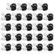 thumbnail image 1 of 24 piezas de abrazadera de cable aislada con recubrimiento de goma de acero inoxidable de 15 mm (19/32"), abrazadera de tubo R, negra, 1 of 6