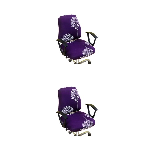 Transemion 1/2/3/5 2pcs/set Office Chair Cover For Professional And Polished Look Dustproof simple love cover 2PCS