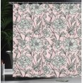 thumbnail image 3 of Ambesonne Aster Shower Curtain, Earth Tones Flower Petals Art, 69"Wx70"L, Pale Rose, 3 of 4