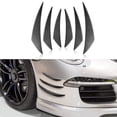 thumbnail image 1 of 6 Pcs Car Spoiler Canards Kit Front Bumper Lip Splitter Decal Sticker, 1 of 6