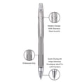 thumbnail image 3 of uniball™ Jetstream RT Ballpoint Pen, Fine Point (0.7mm), Black, 3 Pack, 3 of 8