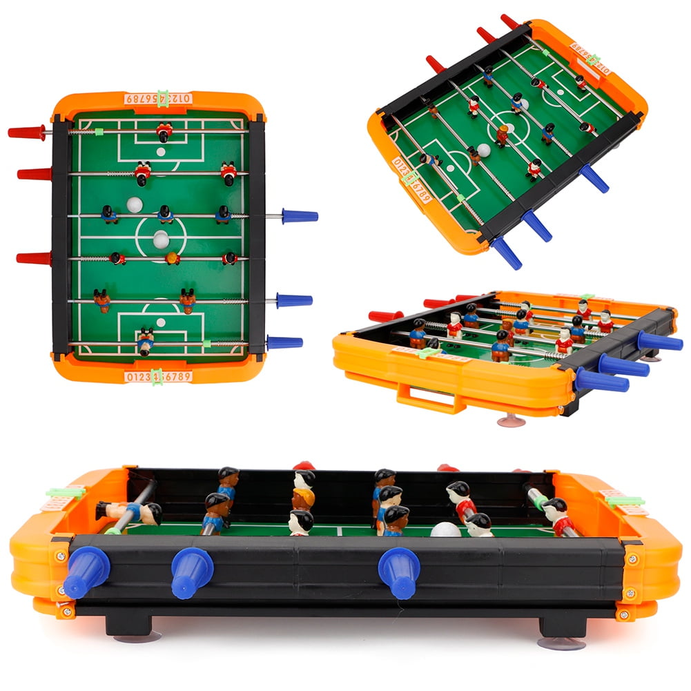 Domqga Soccer Table, Portable Game Foosball Balls Mini Foosball Board