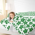 thumbnail image 4 of Feelyou St. Patrick's Day Twin Comforter Sets, Luck Shamrock Kid Bedding Set, 2 Pieces, 4 of 8