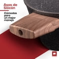 thumbnail image 3 of Batería de Cocina Ultrachef Master Stone Gris Antiadherente Alemán Libre de PFOA Juego de 7 Piezas, 3 of 7