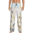 thumbnail image 2 of Picia Cute Animals Mens Soft Woven Cotton Elastic Waistband Sleep Pajama Pant Lounge Sleep Pant With Pockets And Drawstring-, 2 of 9