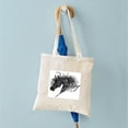 thumbnail image 5 of CafePress - Horse Head Art Tote Bag - Unisex Canvas Tote Bag, Beige, 1-Piece, 5 of 7