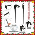 thumbnail image 5 of 1 Pcs Christmas Light Stakes,7.5 inch Yard Lawn Holiday Light Ground Stakes for C7 C9 Outside String Lights Universal Outdoor Light Holders for Christmas Decoration Lawn Path Driveway Green（No light）, 5 of 8