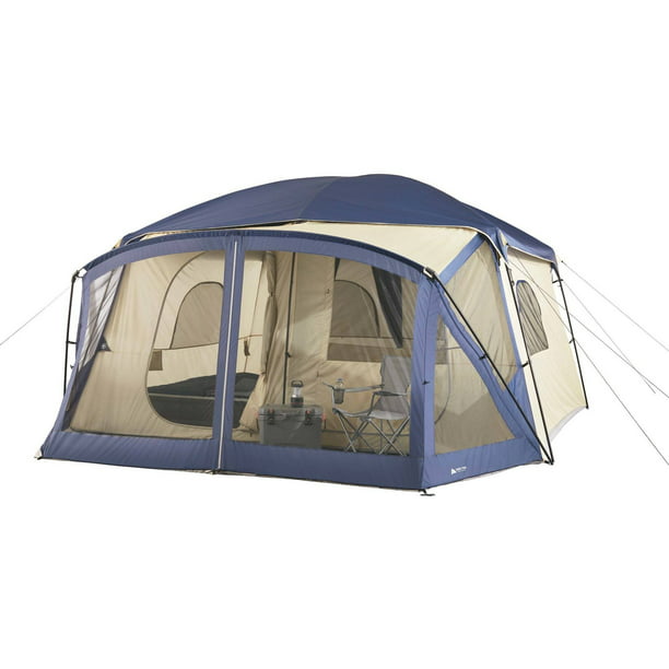 Ozark Trail 12-Person Cabin Tent, with Screen Porch - Walmart.com