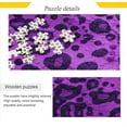 thumbnail image 2 of FREEAMG Puzzles for Adults 500 Pieces - Purple Leopard Jigsaw Puzzle Family Game Intellective Toys Wall Art Work for Educational Gift Home Decor, 2 of 7
