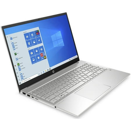 HP Pavilion Laptop 15-eh1010nr 15.6" HD touch Laptop, AMD Ryzen 5 5500U, 8 GB RAM, 512 GB SSD, Windows 10 Home 64, Natural silver, 2Z0H3UA