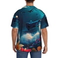 thumbnail image 7 of Goofa Fantasy Underwater Adventure Printed Men's Casual Short-sleeved Shirt,Lightweight Breathable Button-down,Summer Casual men's top,Versatile Fashion shirt-XX-Large, 7 of 7