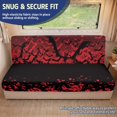 thumbnail image 2 of CHAQLIN Elastic RV Dinette Cushion Covers Suitable for Camping Travel Trailer RV Couch Covers Fit for RV Jackknife Sofa, Bat Pattern, 2 of 7