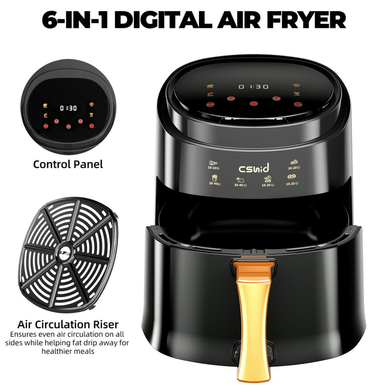  Touchscreen Air fryer, Digital Air fryer with Touch