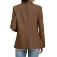 thumbnail image 6 of Byworldtasic Jackets for Women Women's Blazer Business Casual Lightweight Suit Long Sleeve Slim Fit Work Office Jacket with Pockets, 6 of 7