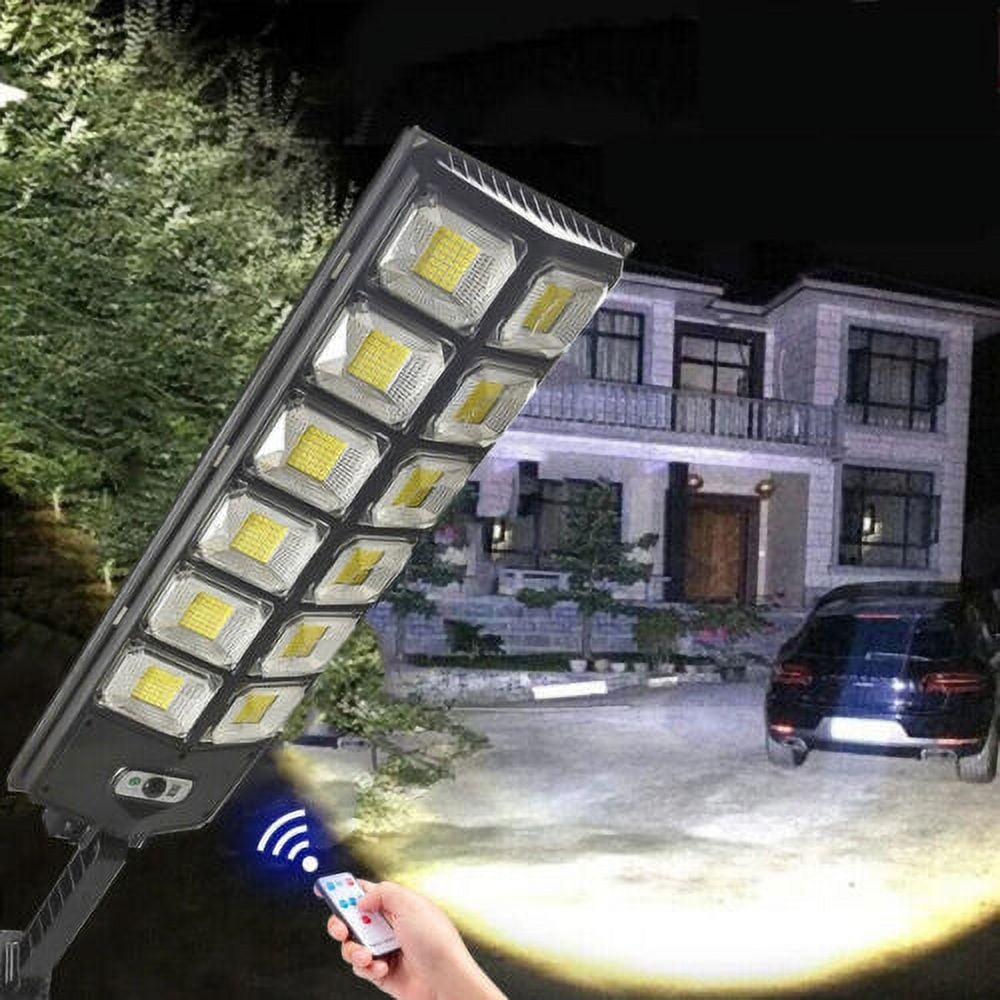 Super Bright Outdoor Solar Street Light Motion Sensor Lamp Commercial Dusk To Dawn Road Lamp