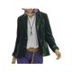 thumbnail image 1 of Chaqueta de Terciopelo para Mujer, Informal, con Solapa Abotonada, Larga, Cárdigan, Traje de Negocios, Abrigo con Bolsillos. Verde Oscuro XL, 1 of 3