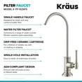 thumbnail image 5 of Allyn™ 100% Lead-Free Kitchen Water Filter Faucet in Brushed Gold, 5 of 10