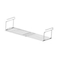 thumbnail image 2 of Luzkey Étagère de Rangement Extensible sous le Bureau, Organisation, Panier d'Étagère sous Armoire, Panier de Rangement Suspendu pour Boissons, Collations, Comptoir, Blanc, 2 of 7