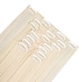 thumbnail image 3 of SHCKE Clip in Hair Extensions Bleach Blonde 8Pcs Set Clip-in Hair Extensions 26 Inch Long Straight Hair Extensions Double Weft Synthetic Hairpiece for Women, 3 of 6