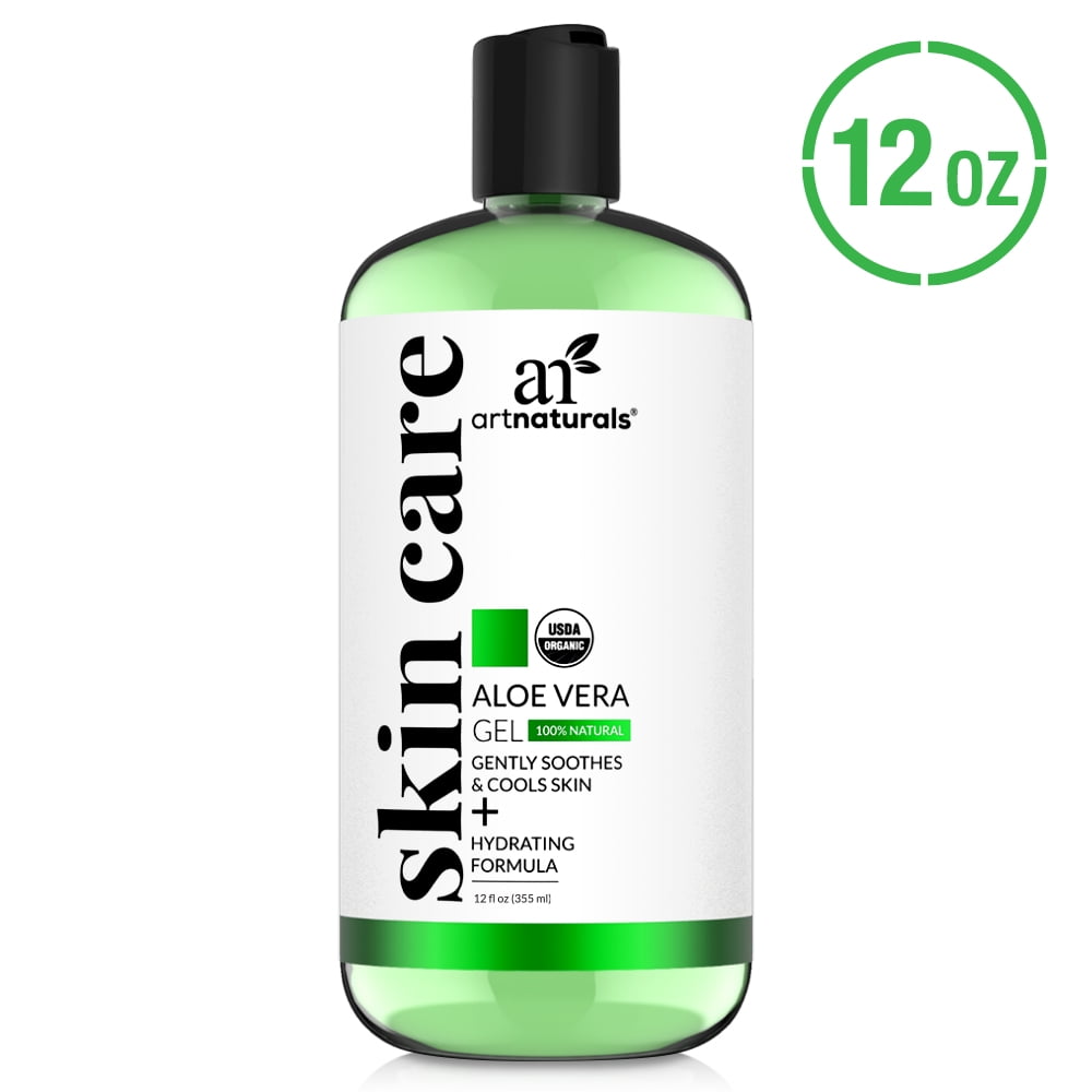 Artnaturals Aloe Vera Gel Face Hair Body (12 oz / 355 ml)