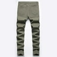thumbnail image 2 of RIJOPUTY Low Waisted Jeans Low Rise Flare Jeans Boys School Uniform Pants Soccer Clothes for Boys 8-12 Toddler 4t Boys Clothes Kids Clothes 10-12, Green 11-12 Years, 2 of 9