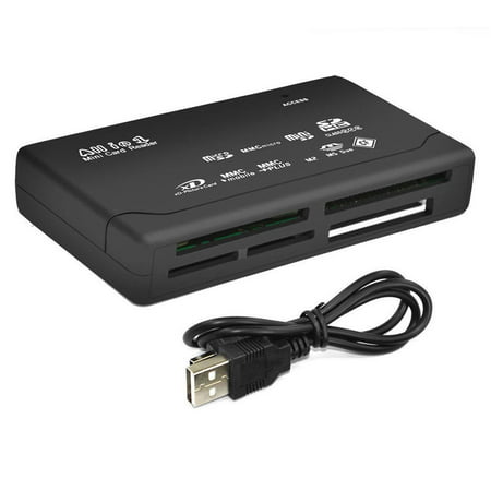 All in One External USB Memory Card Reader SD SDHC Micro M2 MMC XD CF MS (Best Cf Card Reader 2019)