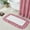 Red, White, variant on VHC Brands Annie Buffalo Check Bath Mat, Red, 20x30