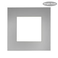 thumbnail image 2 of Metallic Silver Acid Free 16x16 Picture Frame Mats with White Core Bevel Cut for 8x8 Pictures -, 2 of 4