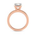 thumbnail image 2 of IGI Certified 5 Carat Cushion Shape Lab Grown Diamond Engagement Ring | 14K Rose Gold |Quinn Solitaire Diamond Ring | FG-VS Quality Friendly Diamonds, 2 of 6