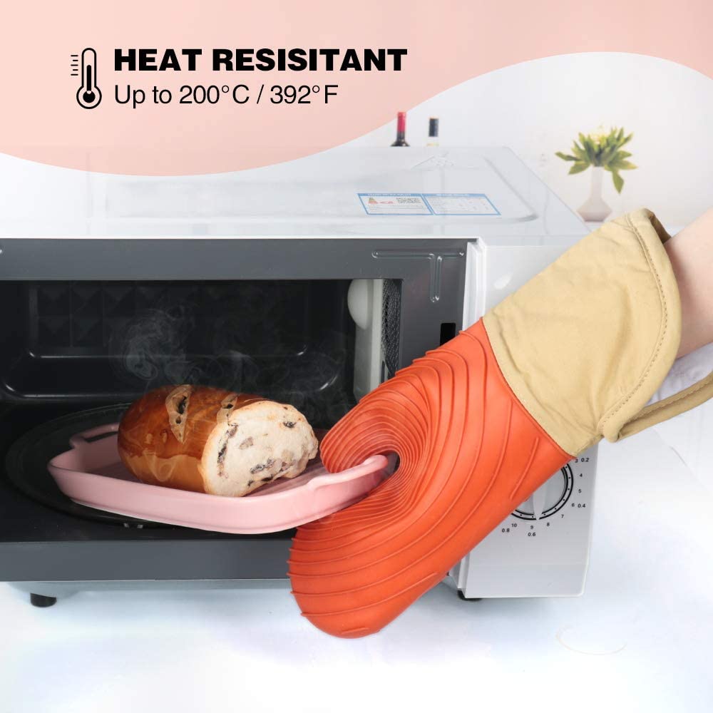 Gants De Four Pour Enfants - Taille 17,5x12 Cm, Résistants à La Chaleur - Pour Micro-ondes, Cuisinière, Sécurité En Cuisine