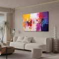 thumbnail image 3 of Abstract Art Modern Decorative Painting Oil Painting Framed Canvas Poster Bedroom Decor Sports Landscape Office Room Decor Gift,Frame-style,28×41inch (70×105cm), 3 of 8